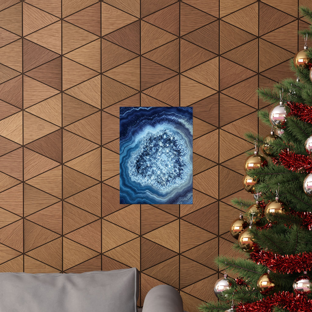 Geode Core - Glacier Poster