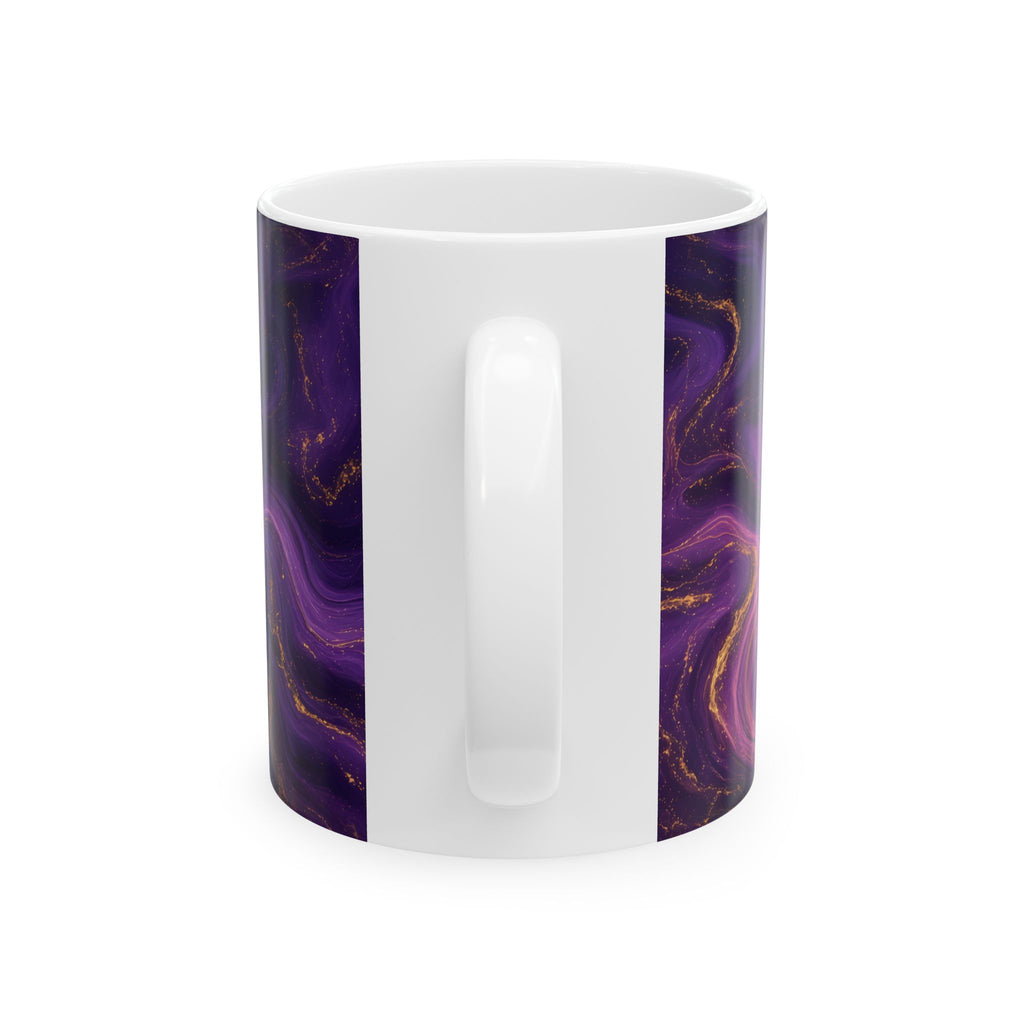 Royal Purple Marble Mug