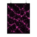 Neon Mycelium - Hot Pink Pulse Poster