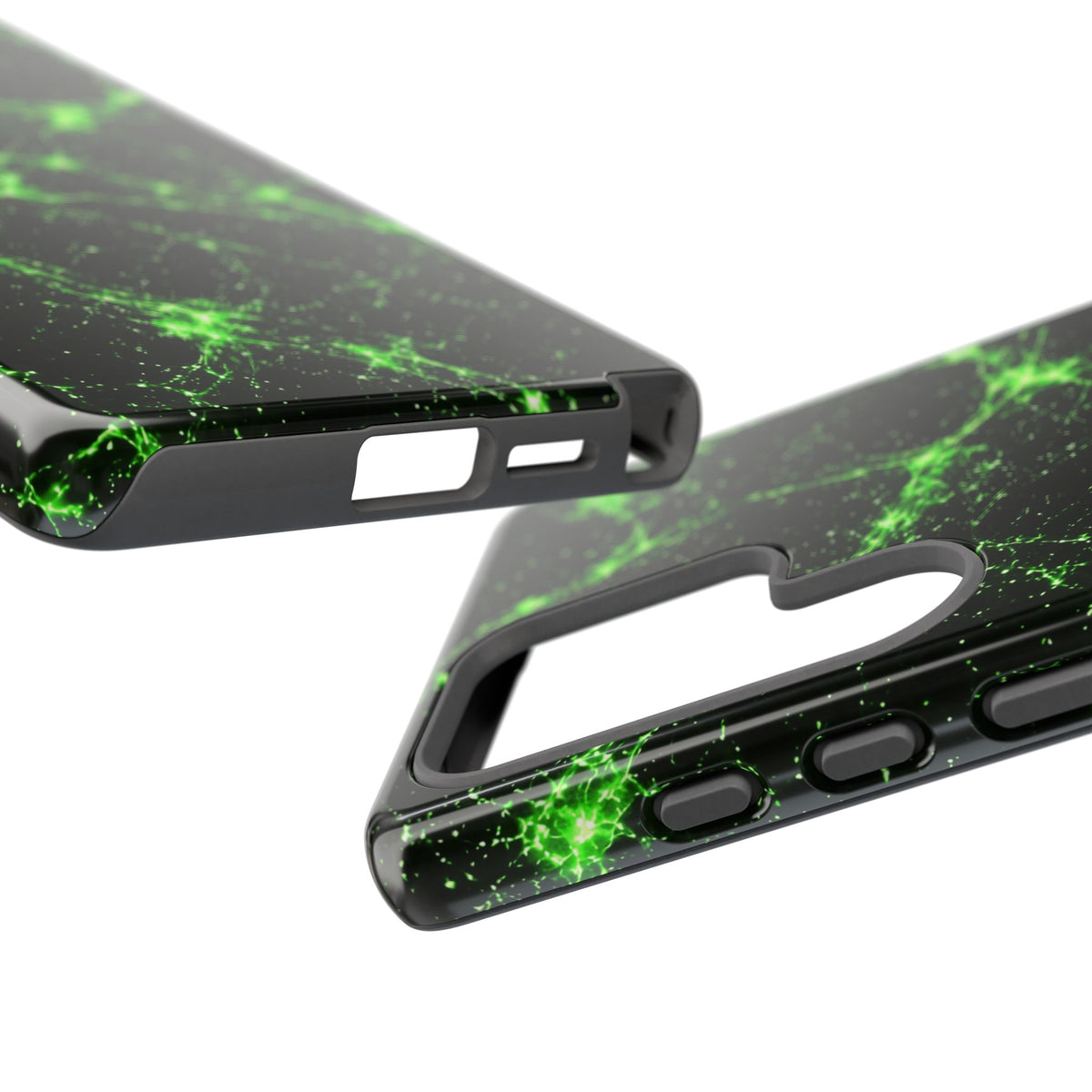 Neon Mycelium - Toxic Lime Phone Case