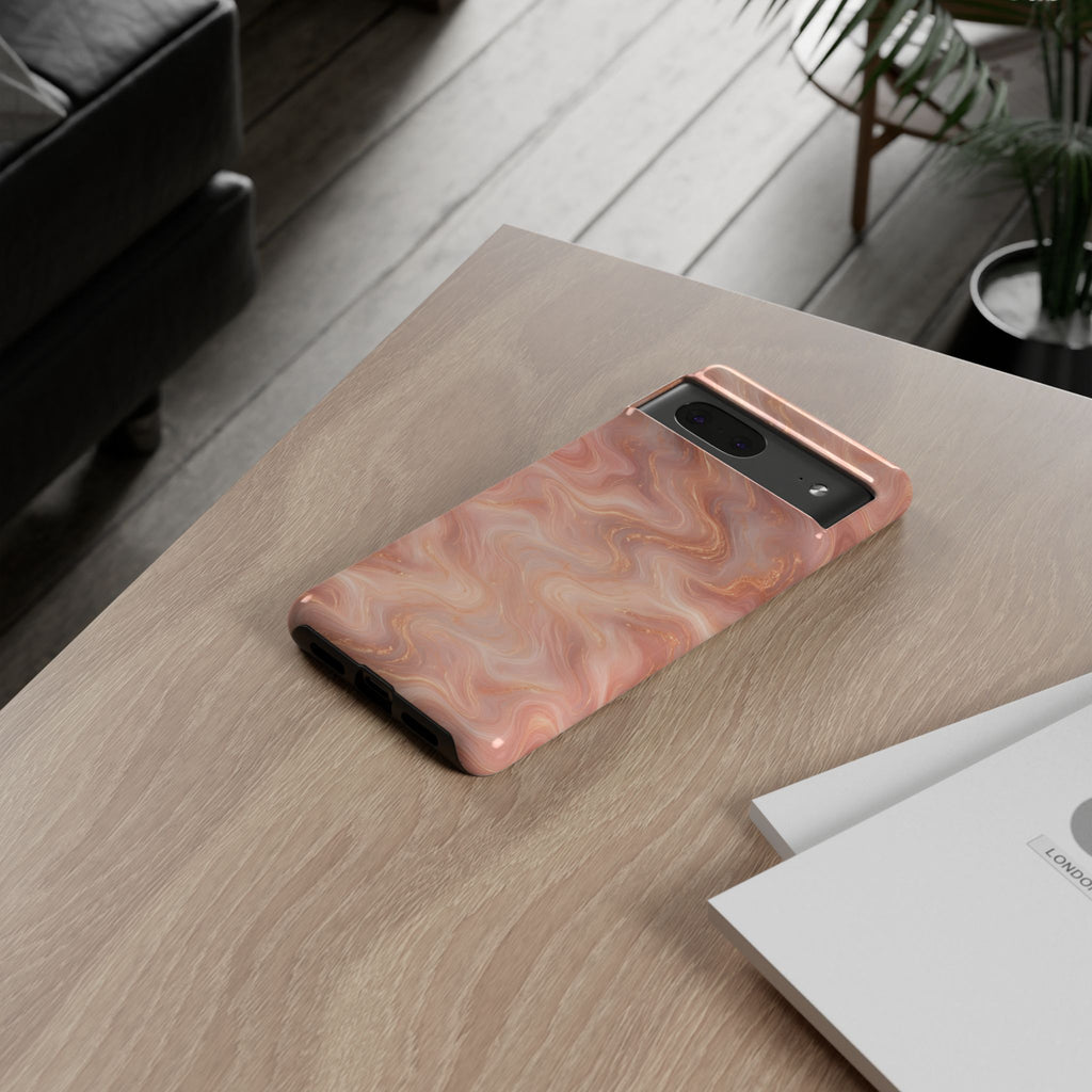 Rose Gold Marble Phone Case