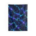 Neon Mycelium - Original Glow Tapestry