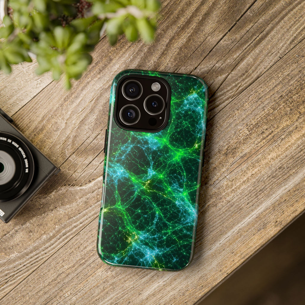 Neon Mycelium - Mermaid Phone Case