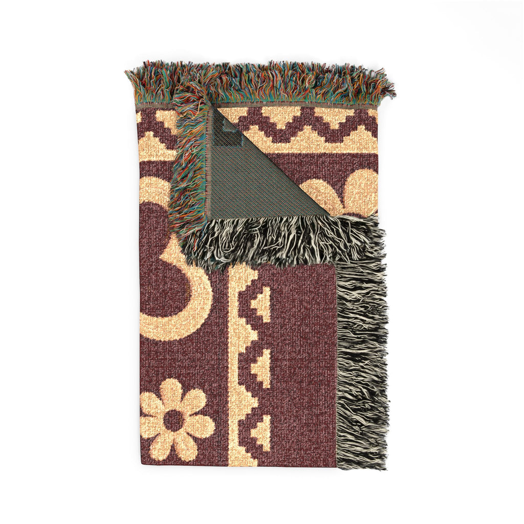 BLXNTT Red Hippie Woven Blanket #3