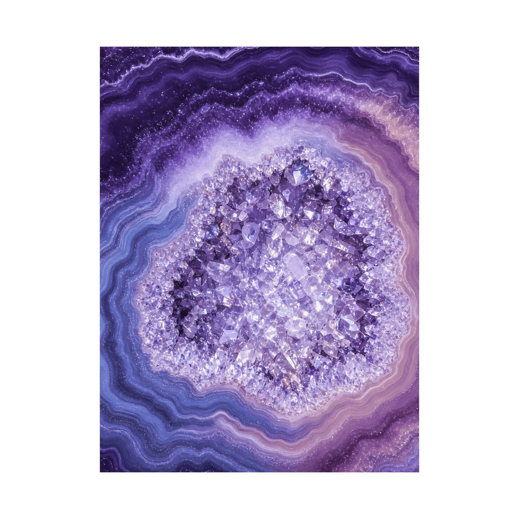 Geode Core - Lilac Dream Poster