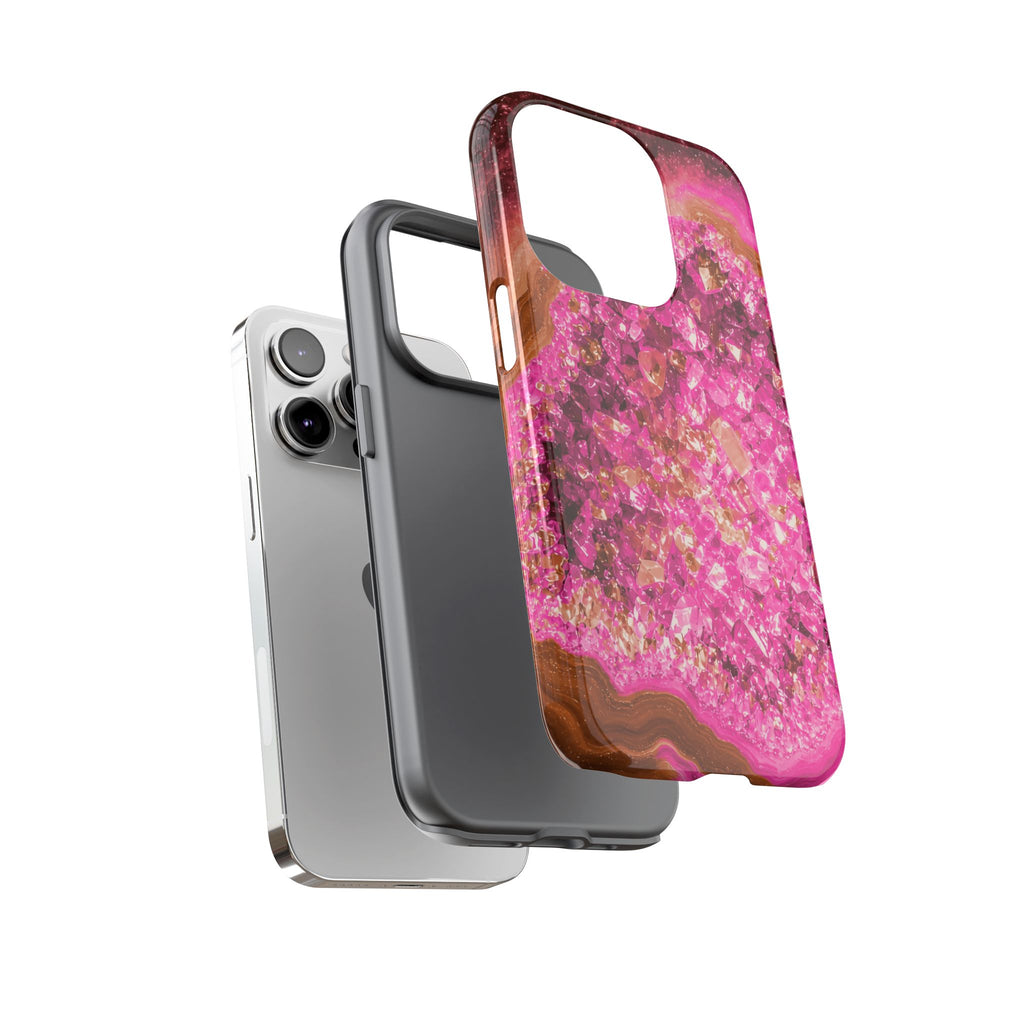 Geode Core - Terracotta Neon Phone Case