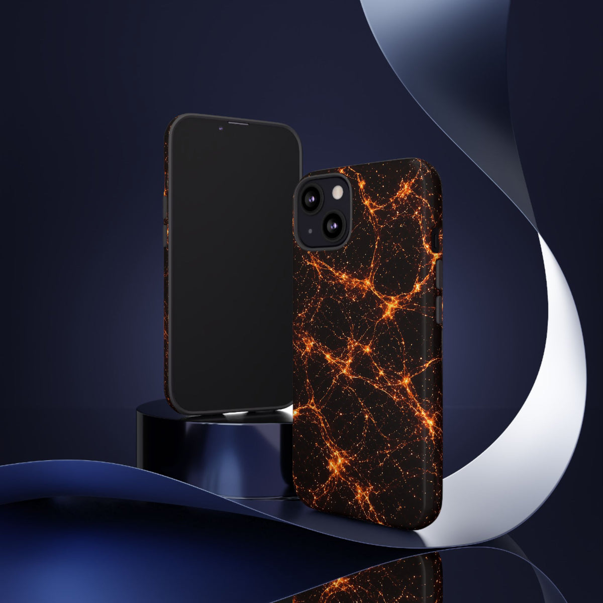 Neon Mycelium - Solar Flare Phone Case