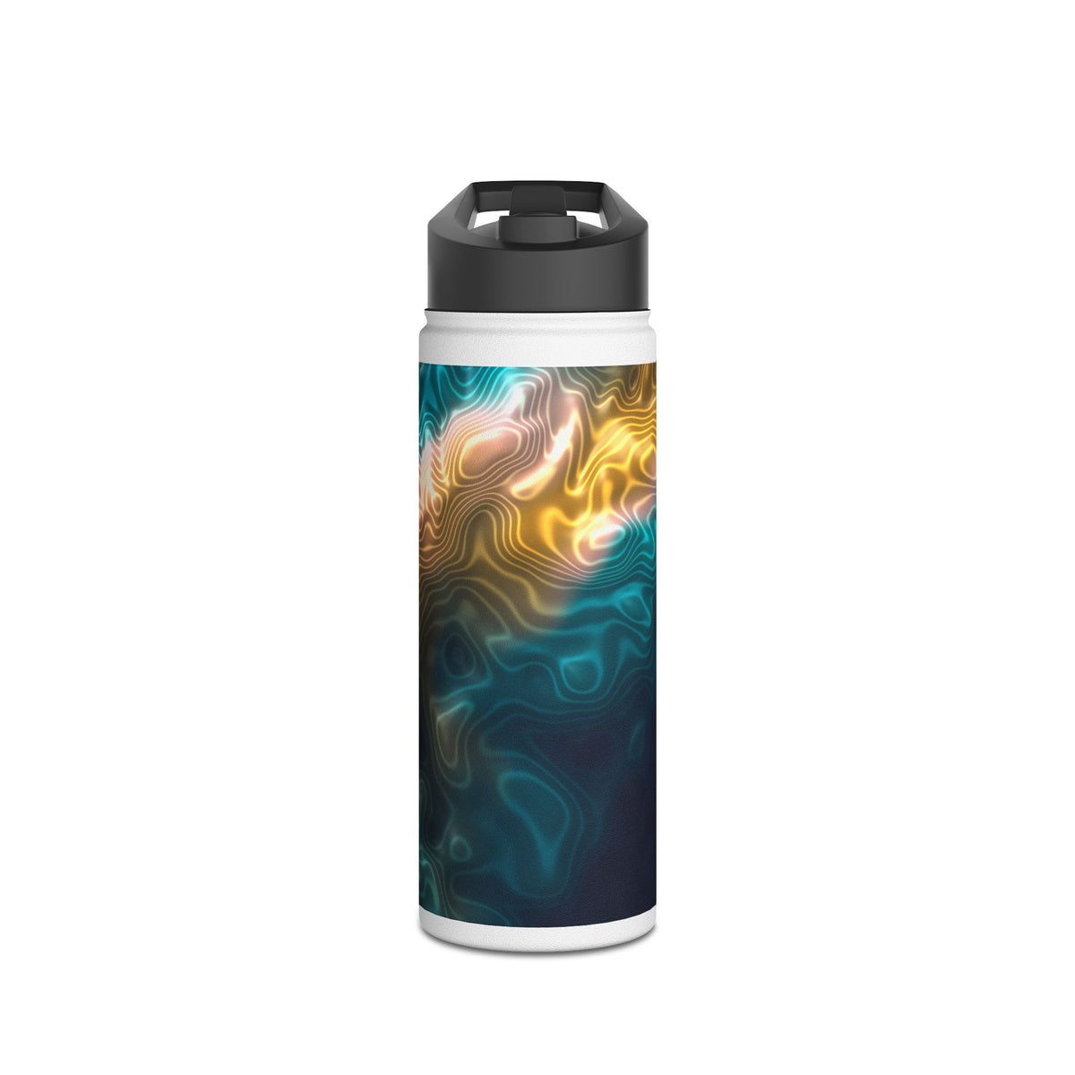 Ink in Water Water Bottle