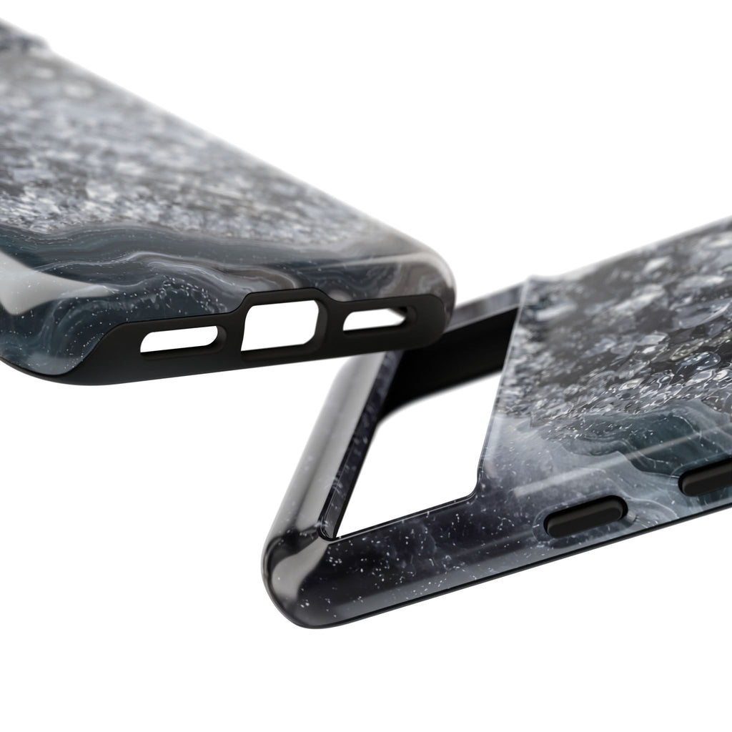 Geode Core - Silver Smoke Phone Case