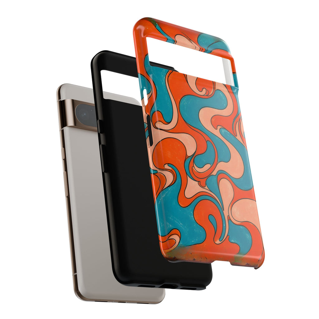 Fillmore Flow - Blood Orange & Teal Phone Case