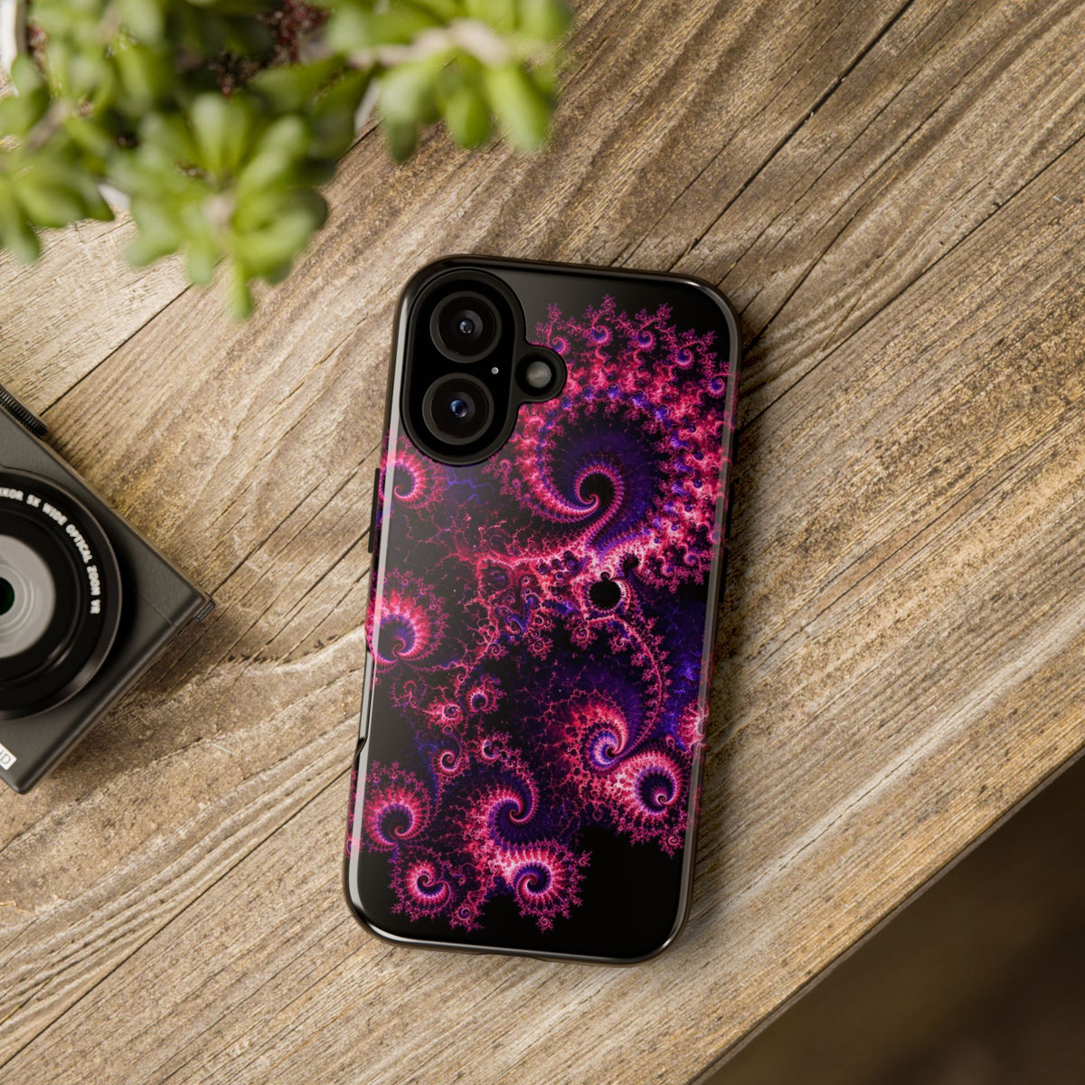 Copper Infinity - Hot Pink & Violet Phone Case