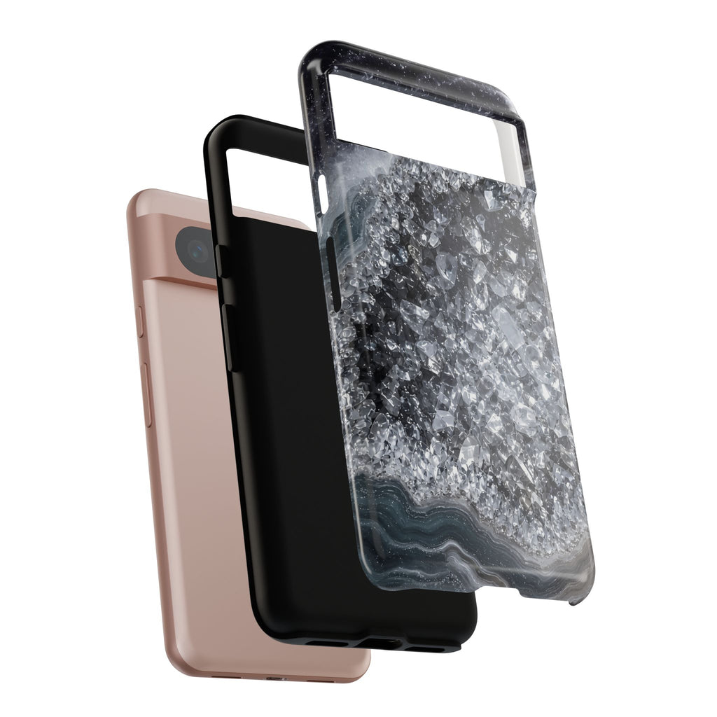 Geode Core - Silver Smoke Phone Case