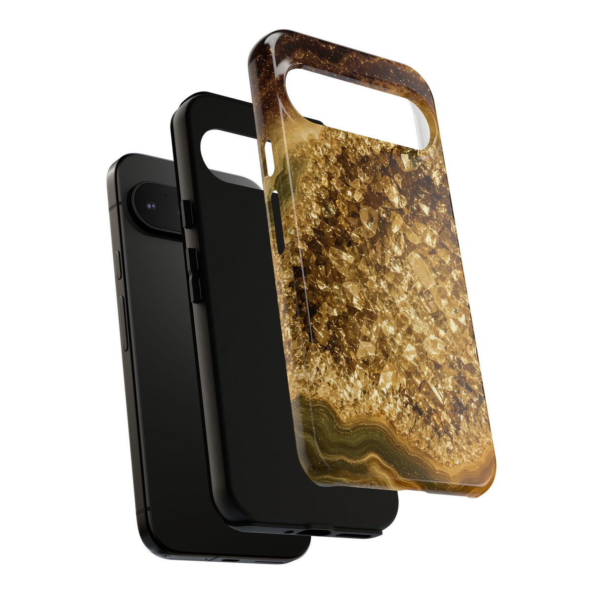 Geode Core - Gold Vein Phone Case