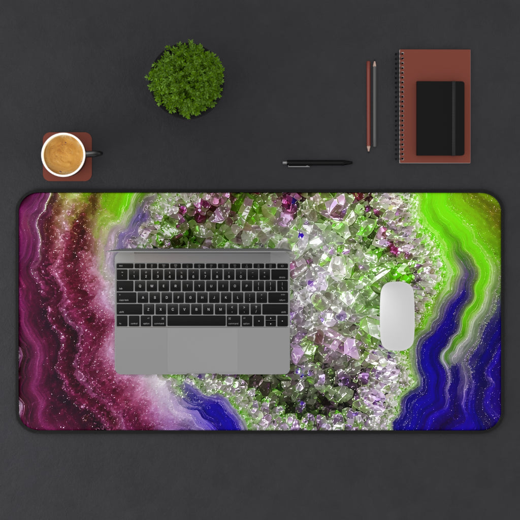 Geode Core - Cosmic Berry Desk Mat