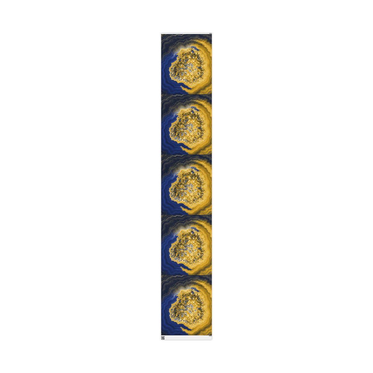 Geode Core - Mustard Navy Wrapping Paper