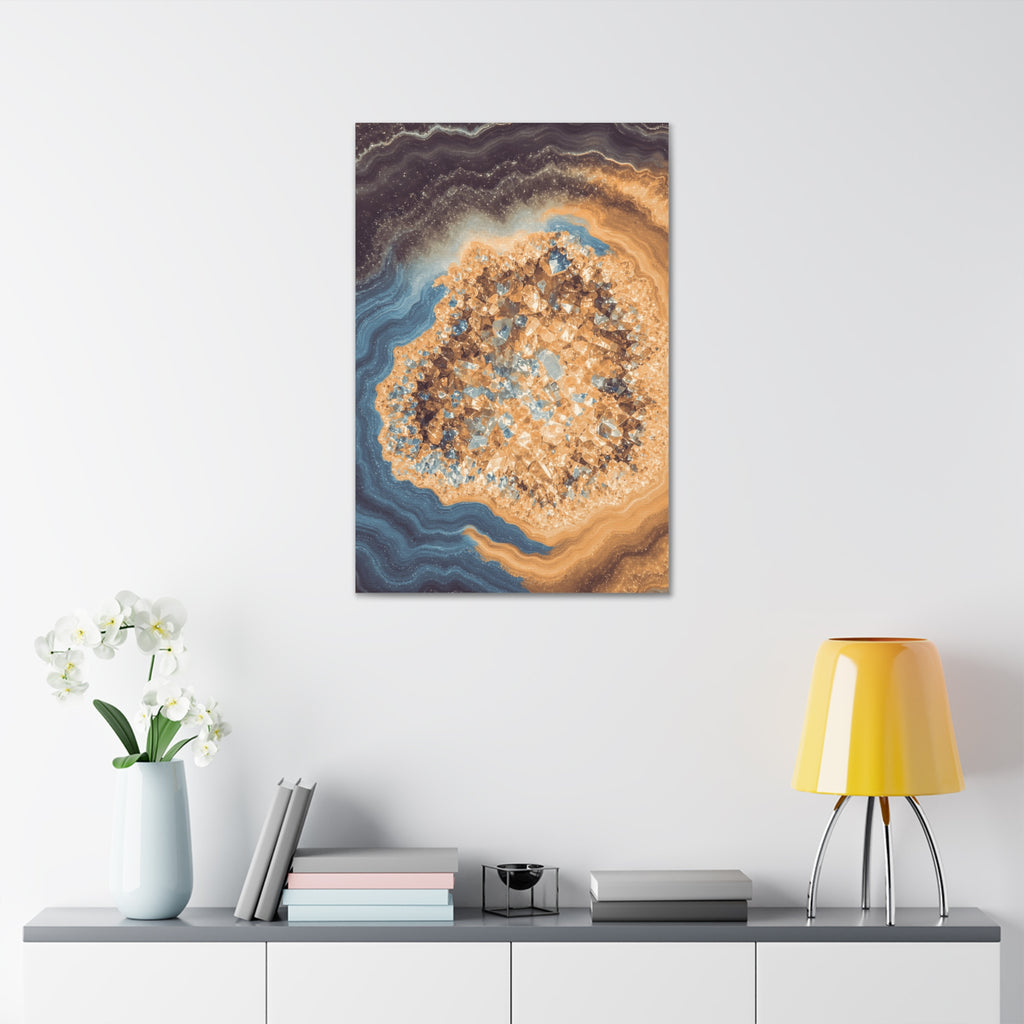 Geode Core - Desert Mirage Glossy Canvas