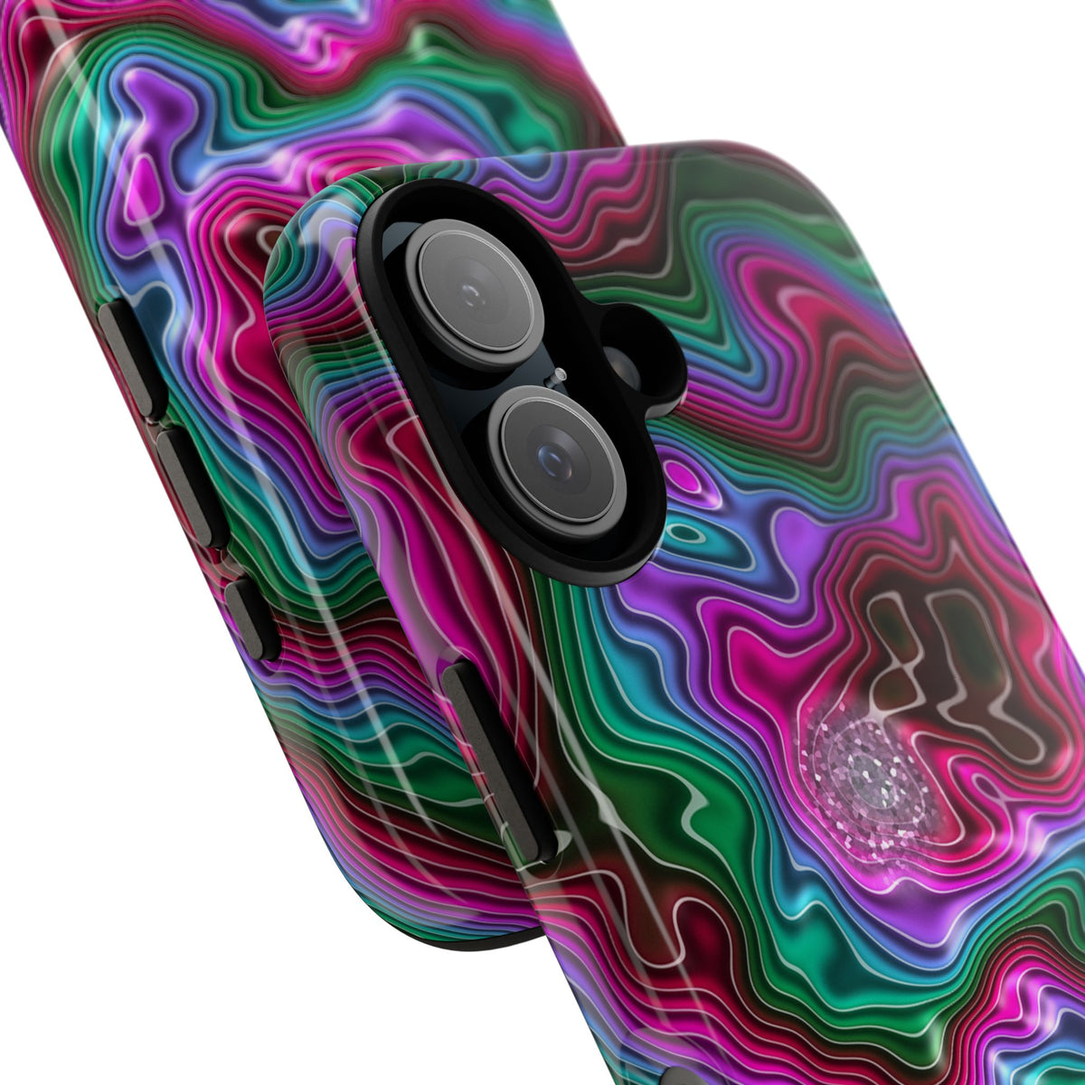 Neon Agate Phone Case