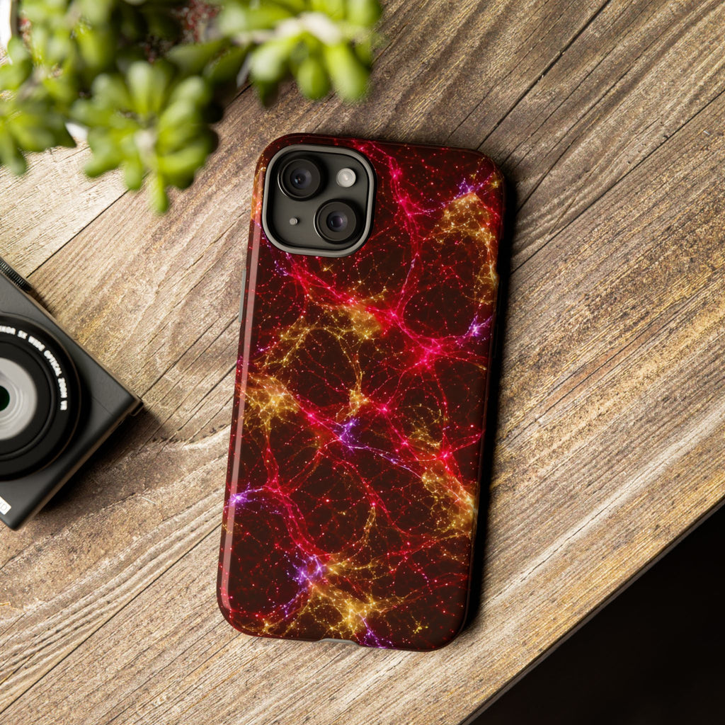 Neon Mycelium - Rainbow Nerve Phone Case