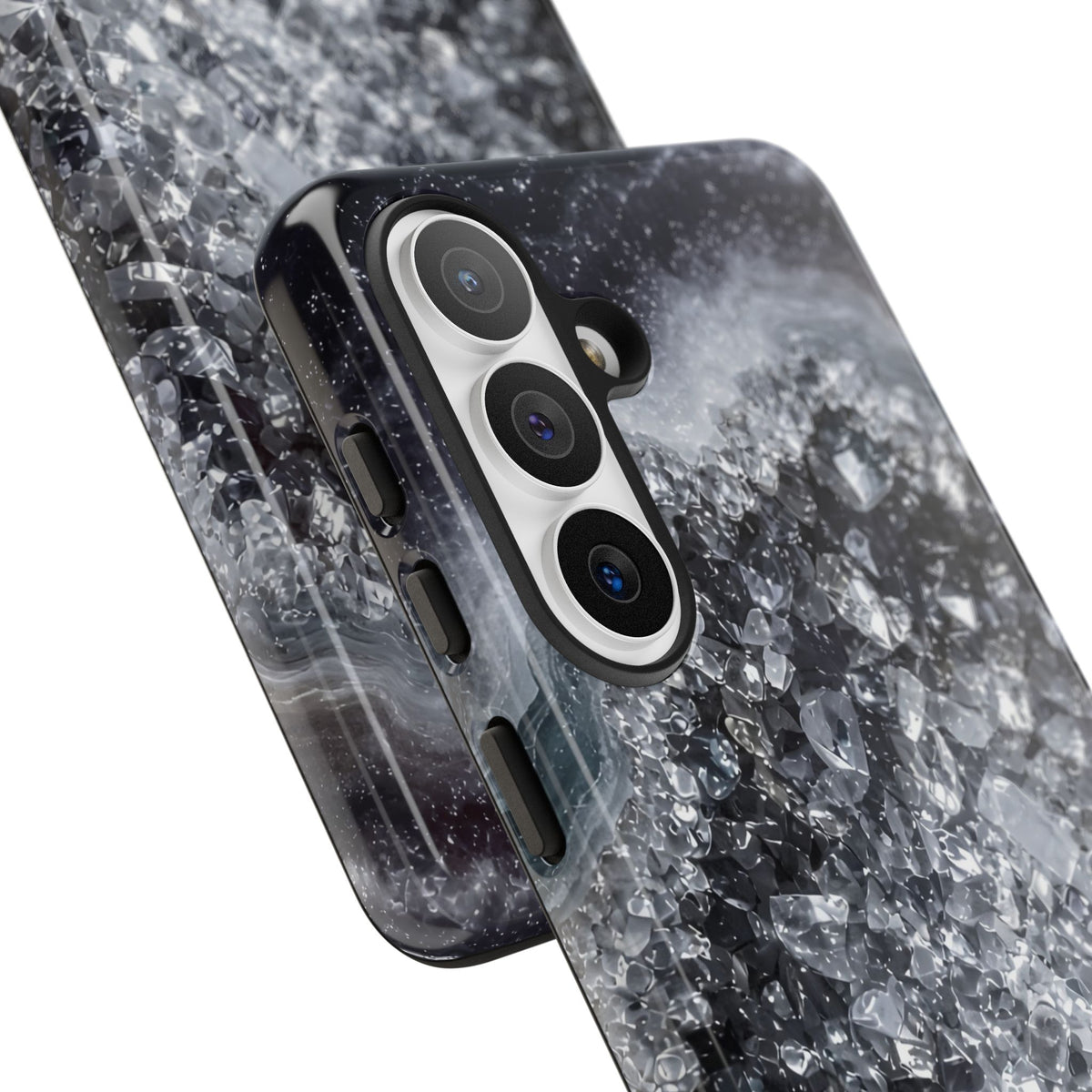 Geode Core - Silver Smoke Phone Case