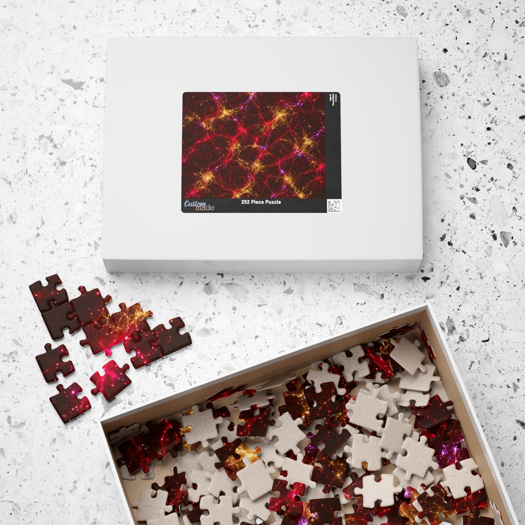 Neon Mycelium - Rainbow Nerve Jigsaw Puzzle