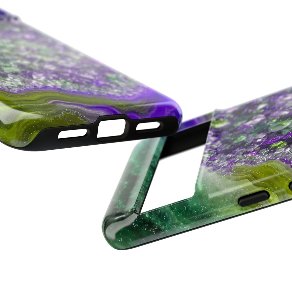 Geode Core - Ruby Emerald Phone Case