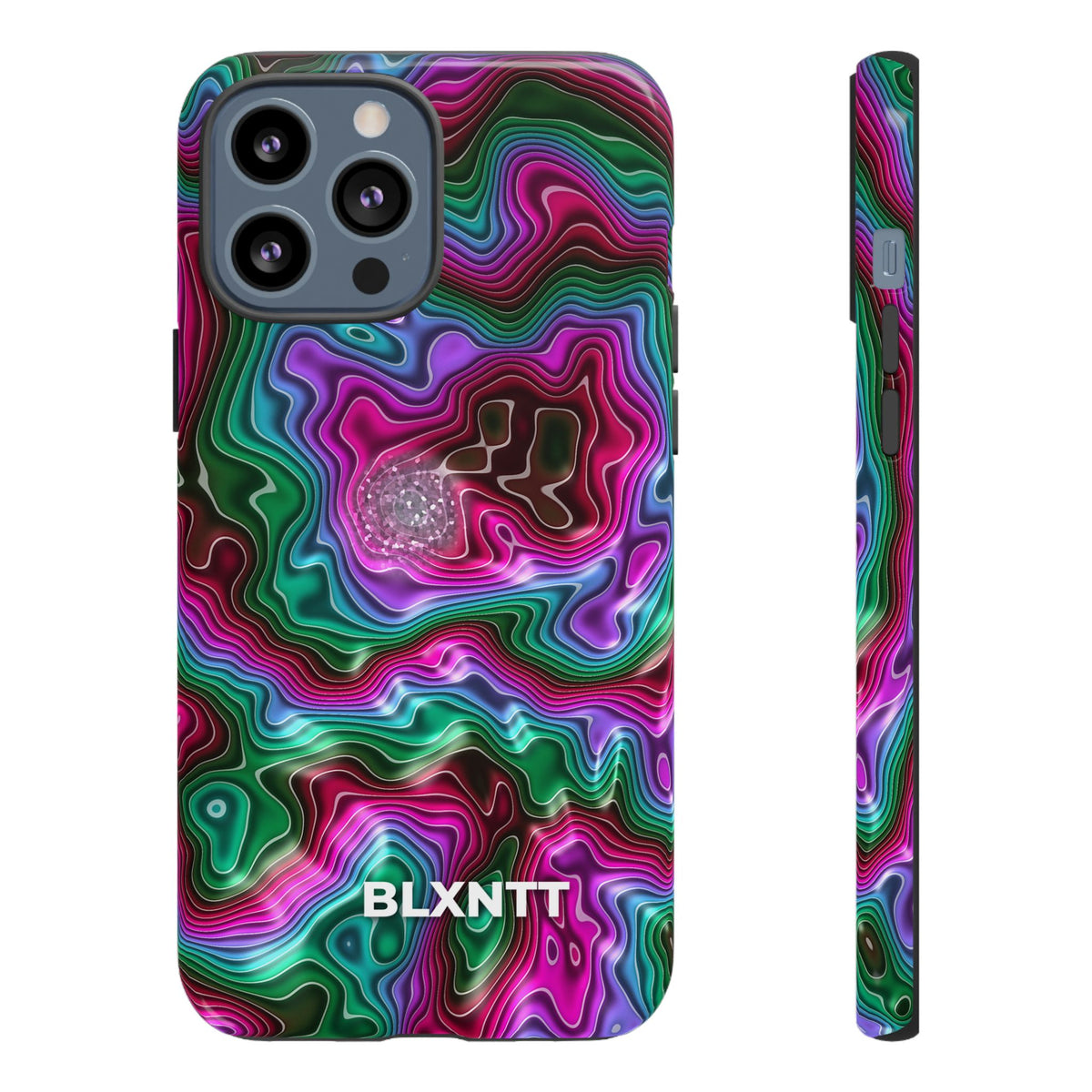 Neon Agate Phone Case