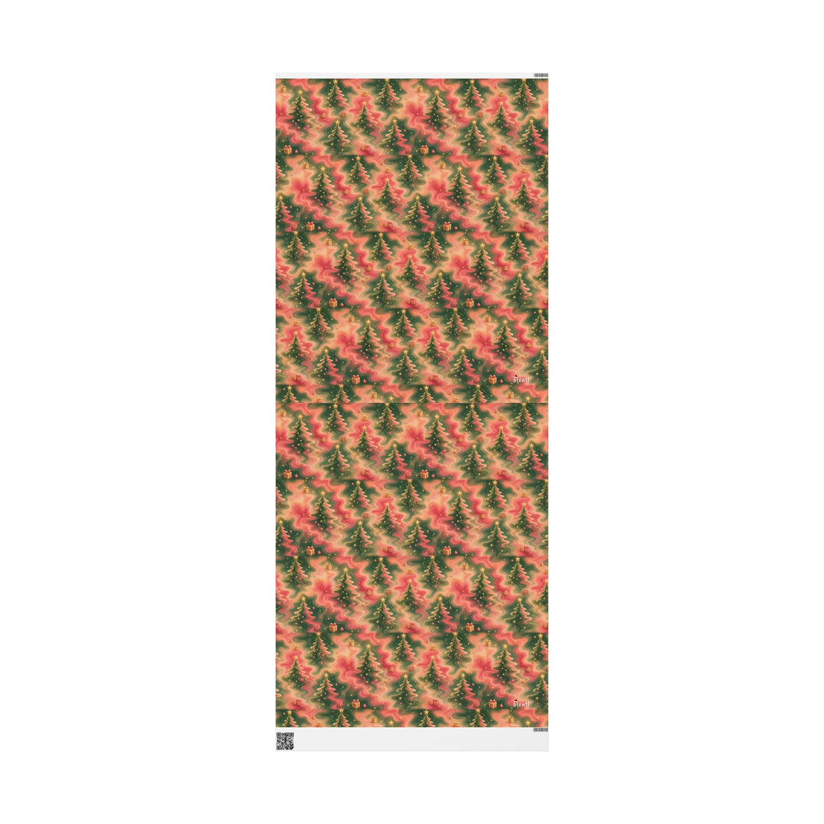 Trees Trippy Christmas Wrapping Paper