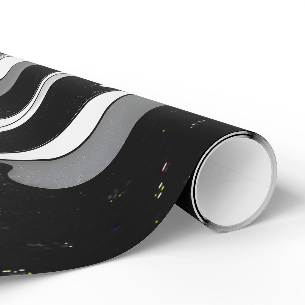 Fillmore Flow - Monochrome Wrapping Paper
