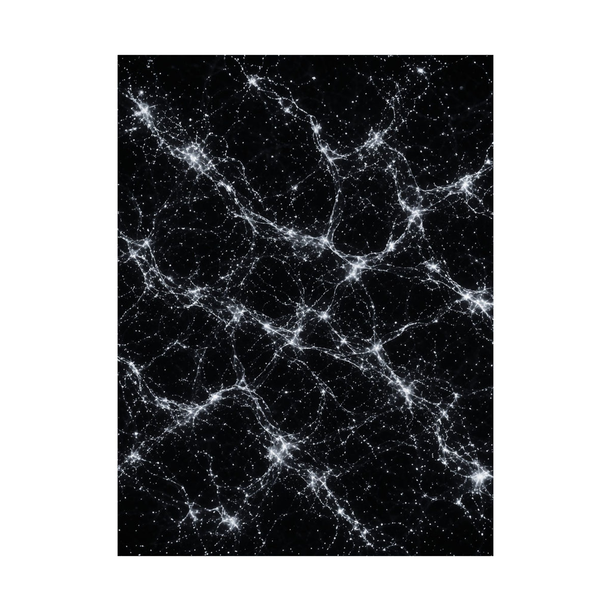 Neon Mycelium - Silver Ghost Poster