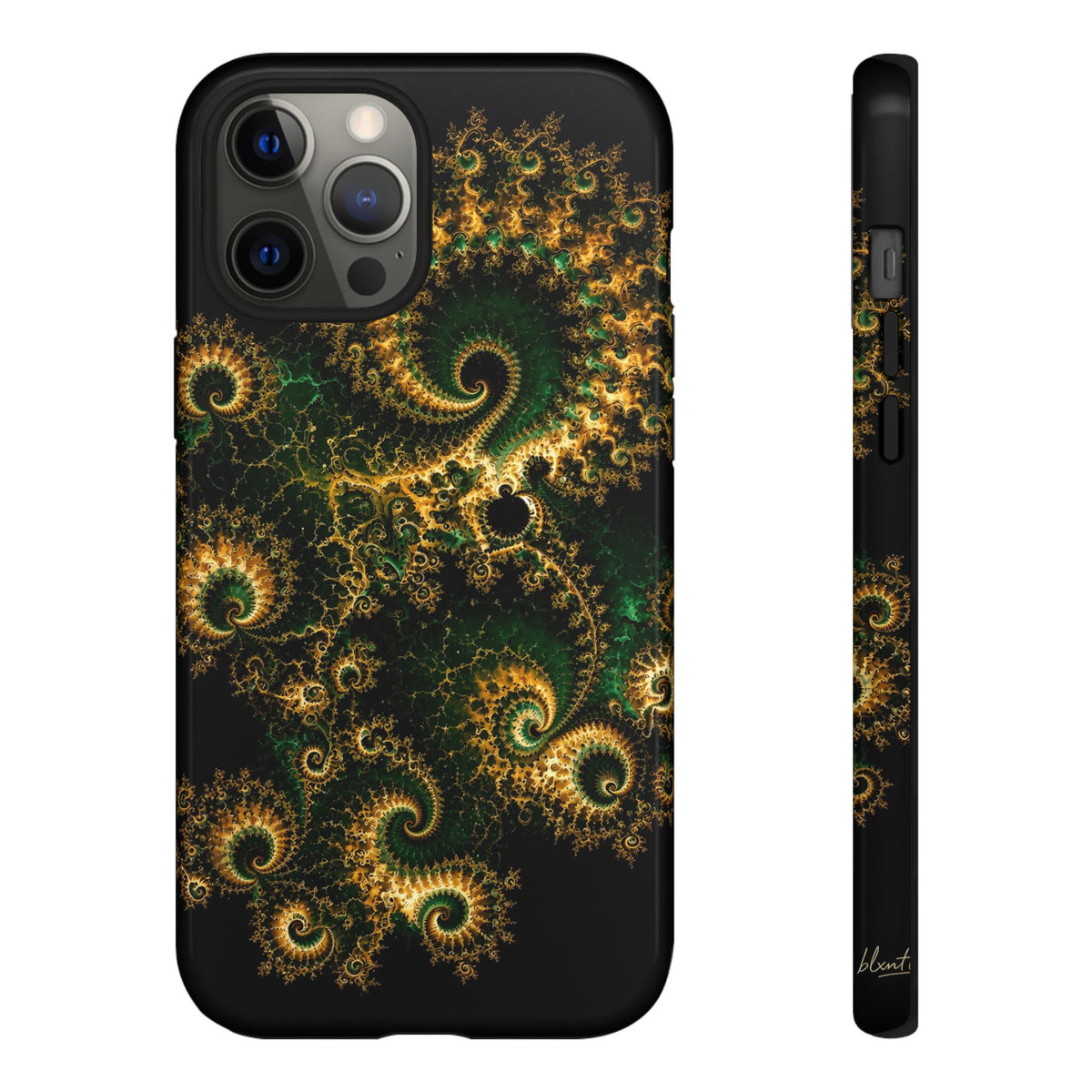 Copper Infinity - Emerald & Gold Phone Case