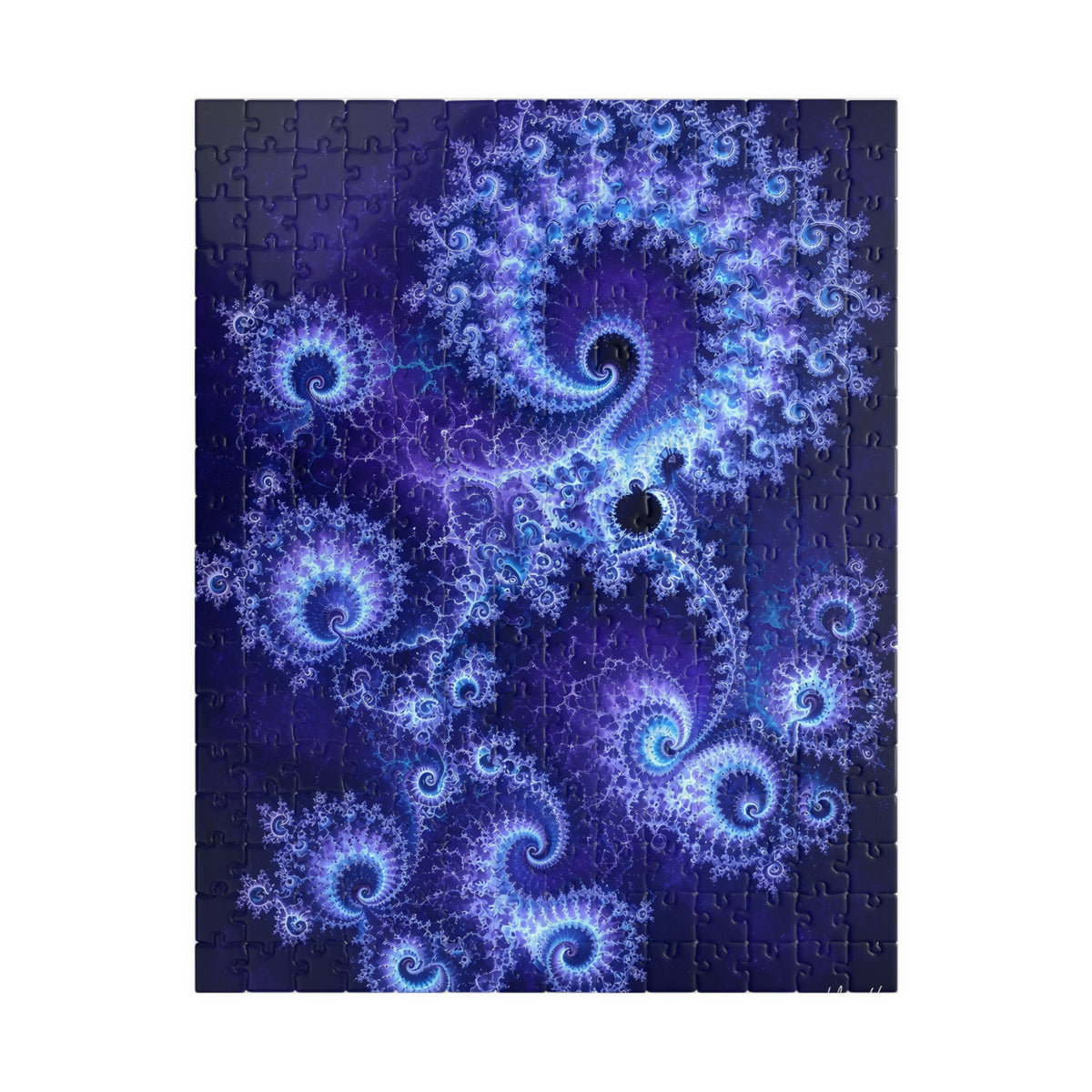 Copper Infinity - Bioluminescent Jellyfish Jigsaw Puzzle