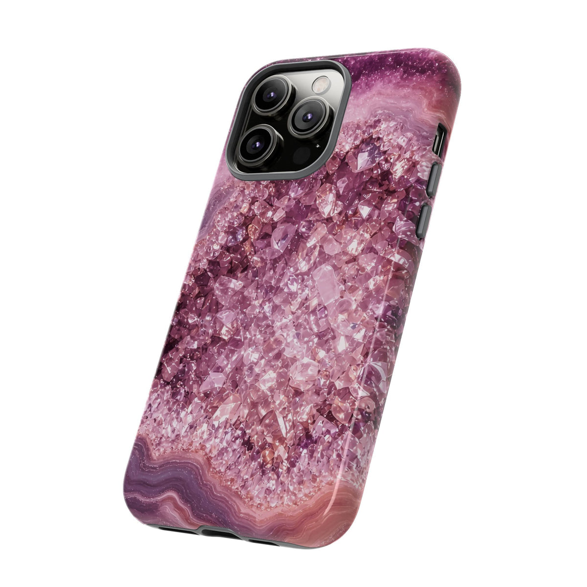 Geode Core - Rose Quartz Phone Case