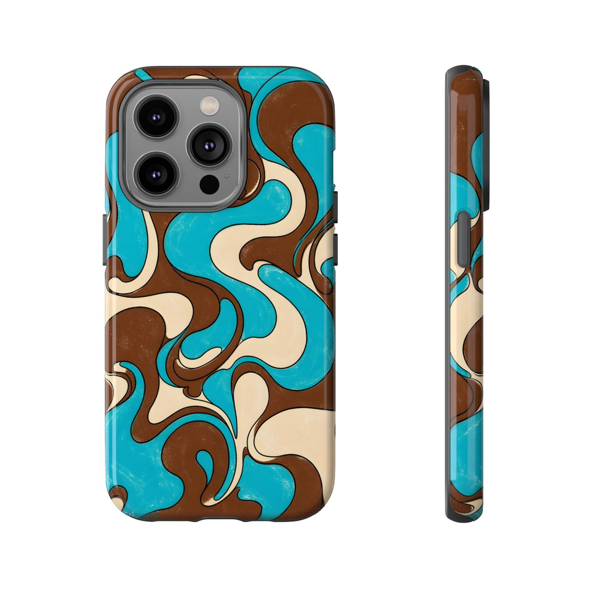 Fillmore Flow - Turquoise & Chocolate Phone Case