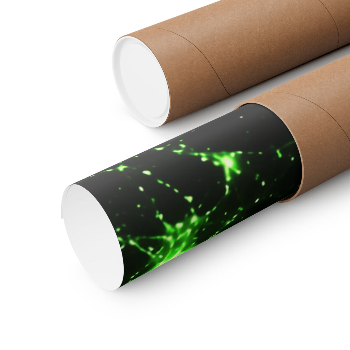 Neon Mycelium - Toxic Lime Poster
