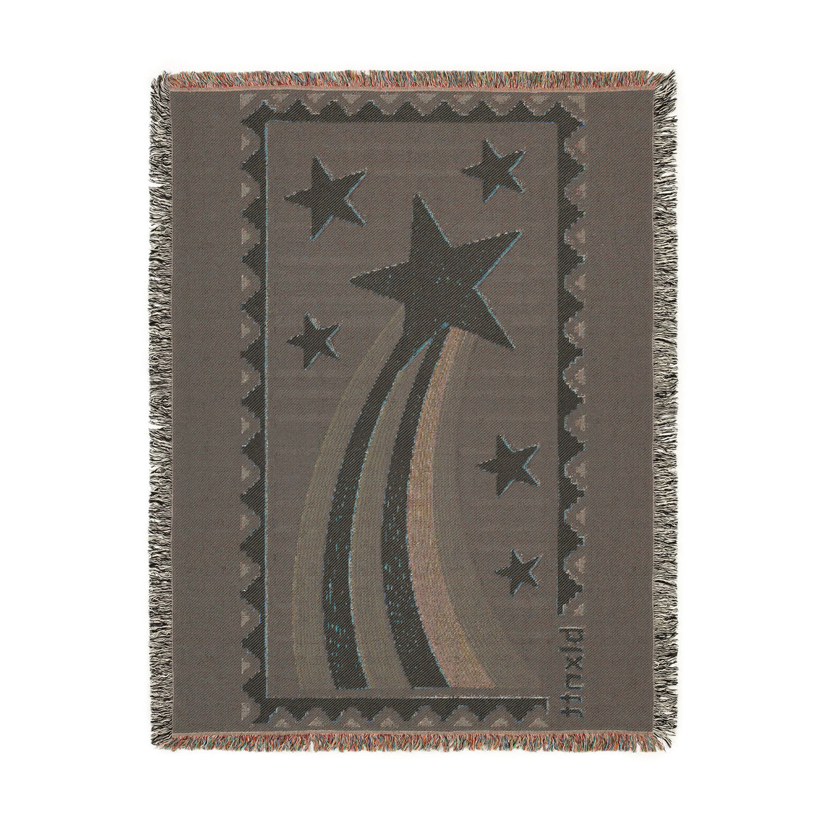 BLXNTT Blue Hippie Woven Blanket #2