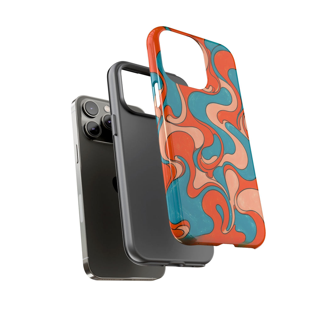 Fillmore Flow - Blood Orange & Teal Phone Case