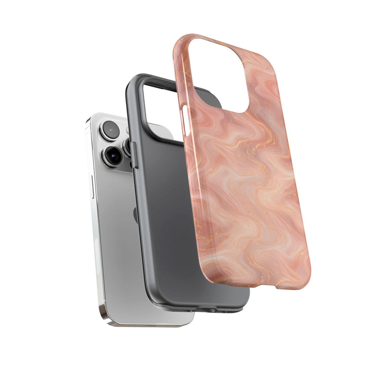 Rose Gold Marble Phone Case