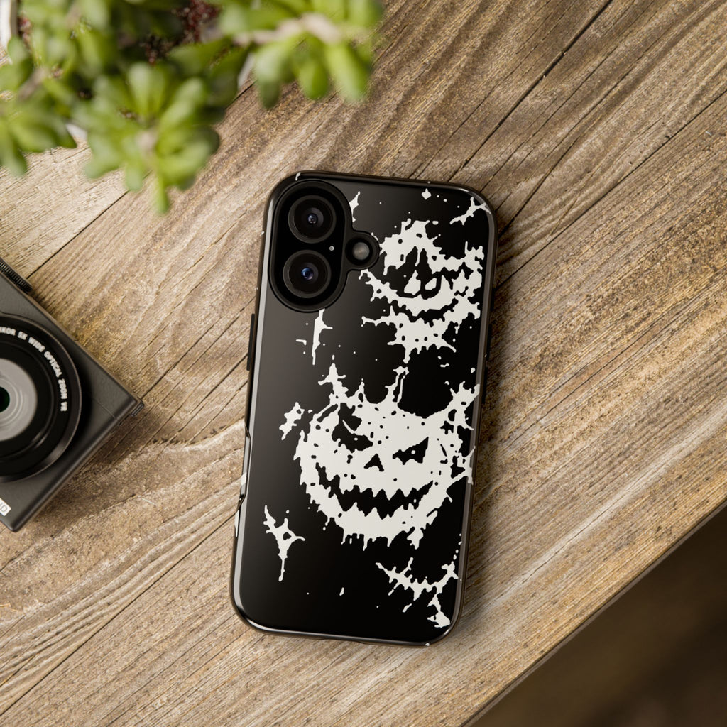 White Spiderweb Pumpkin Phone Case