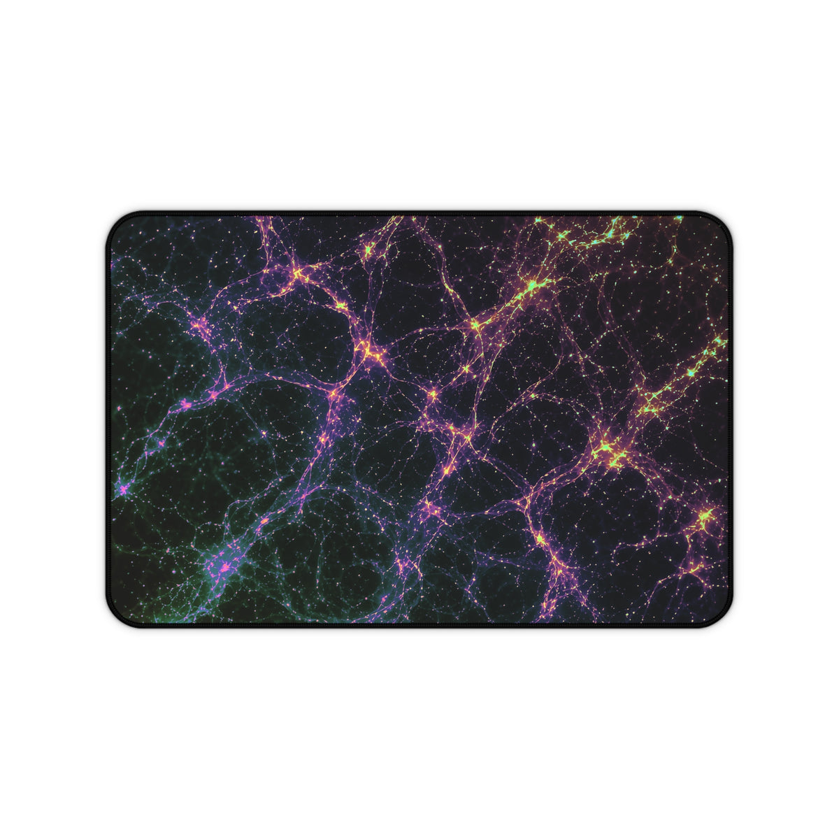 Neon Mycelium - Holographic Desk Mat