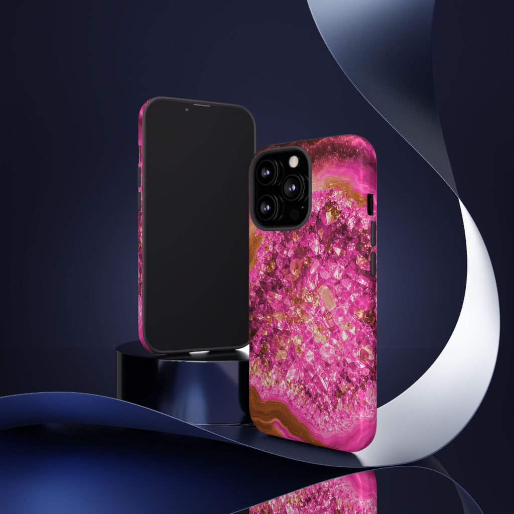 Geode Core - Terracotta Neon Phone Case