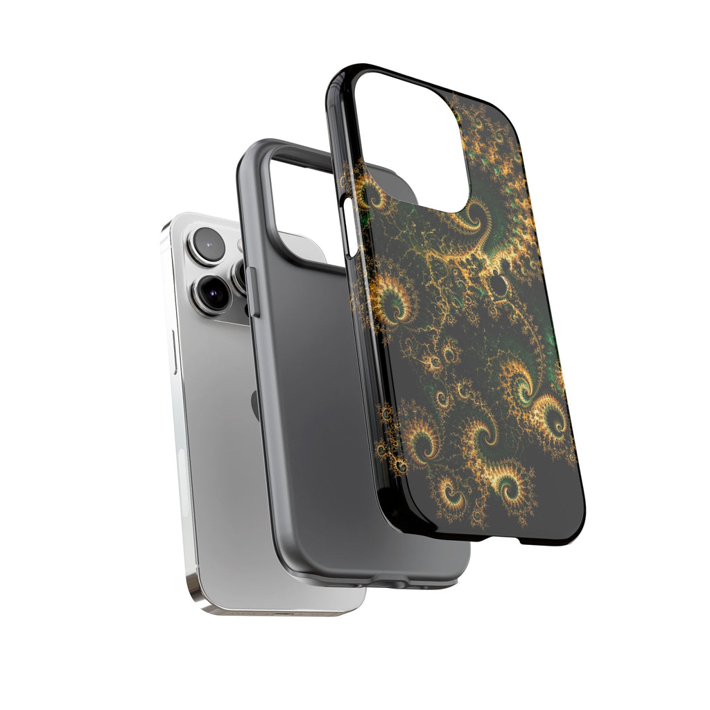Copper Infinity - Emerald & Gold Phone Case