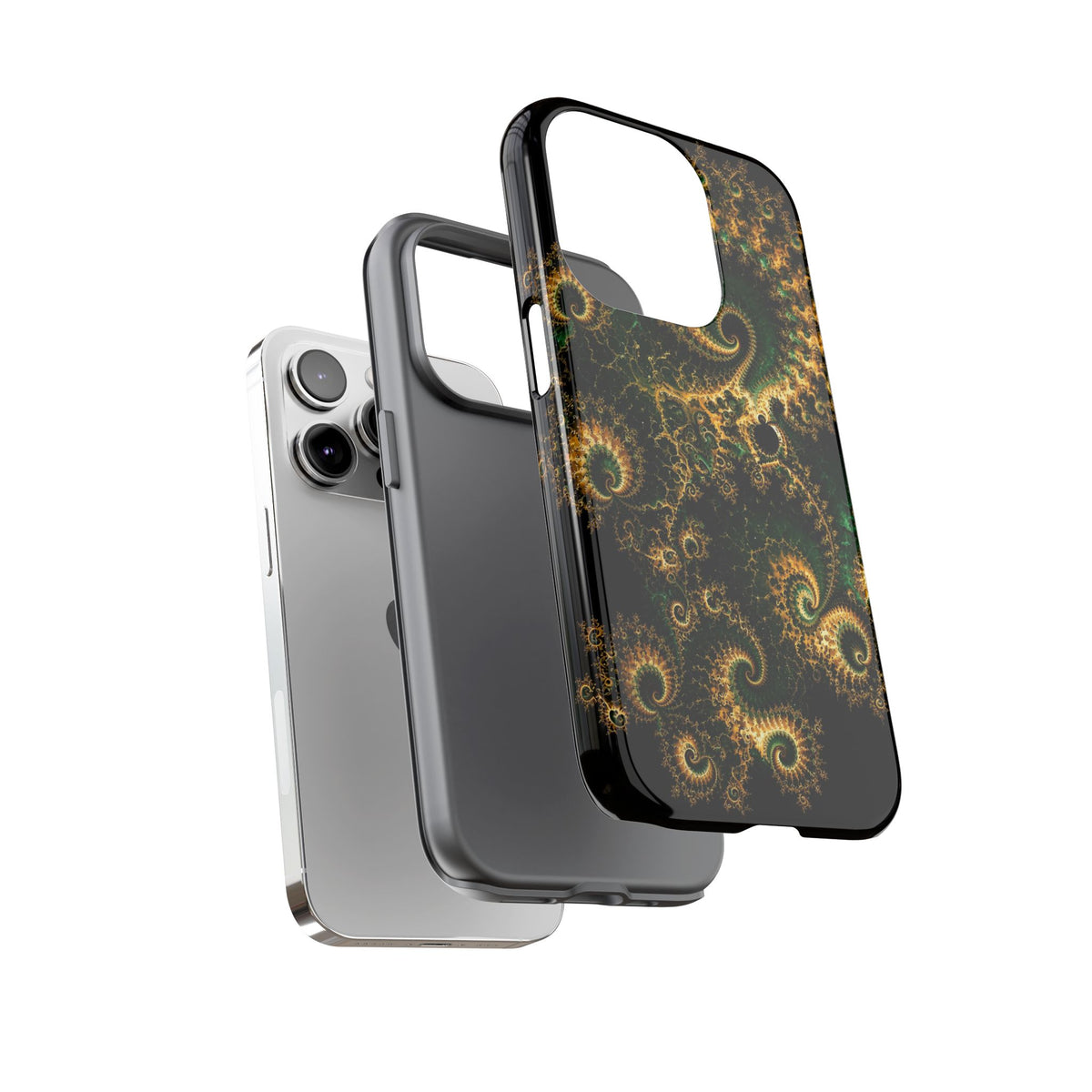 Copper Infinity - Emerald & Gold Phone Case