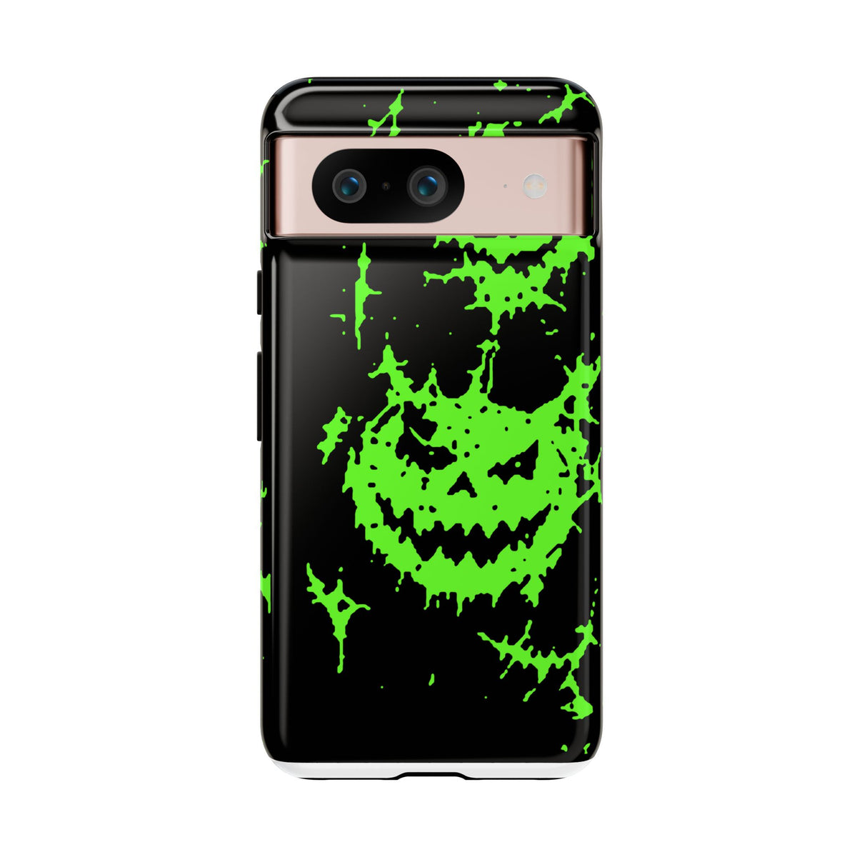 Green Spiderweb Pumpkin Phone Case