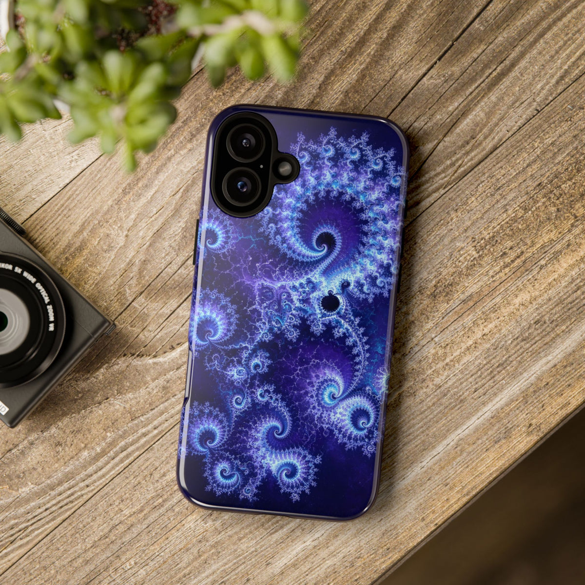 Copper Infinity - Bioluminescent Jellyfish Phone Case