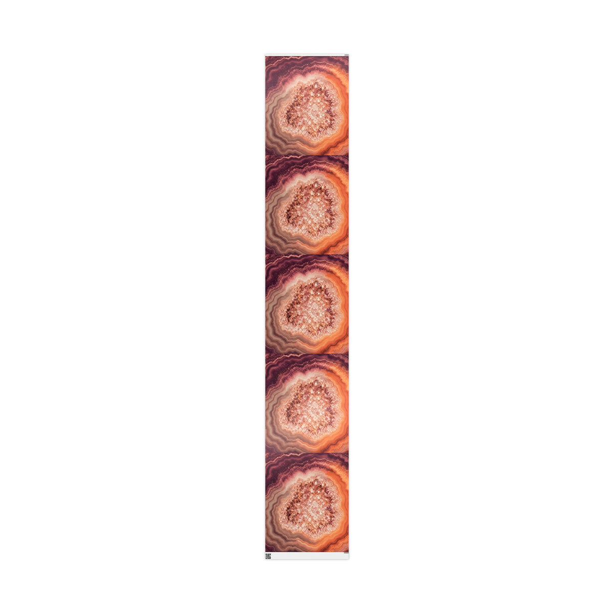 Geode Core - Peach Sorbet Wrapping Paper