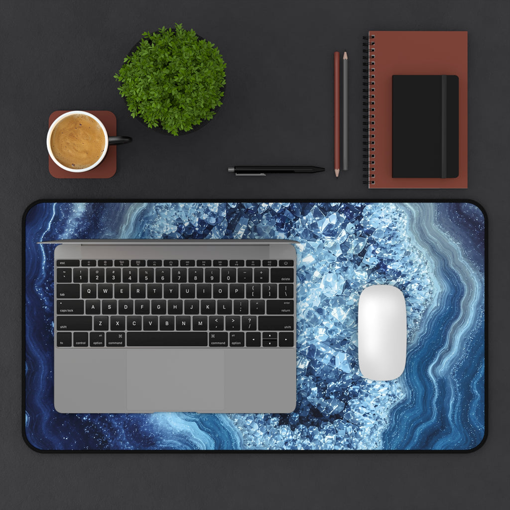 Geode Core - Glacier Desk Mat