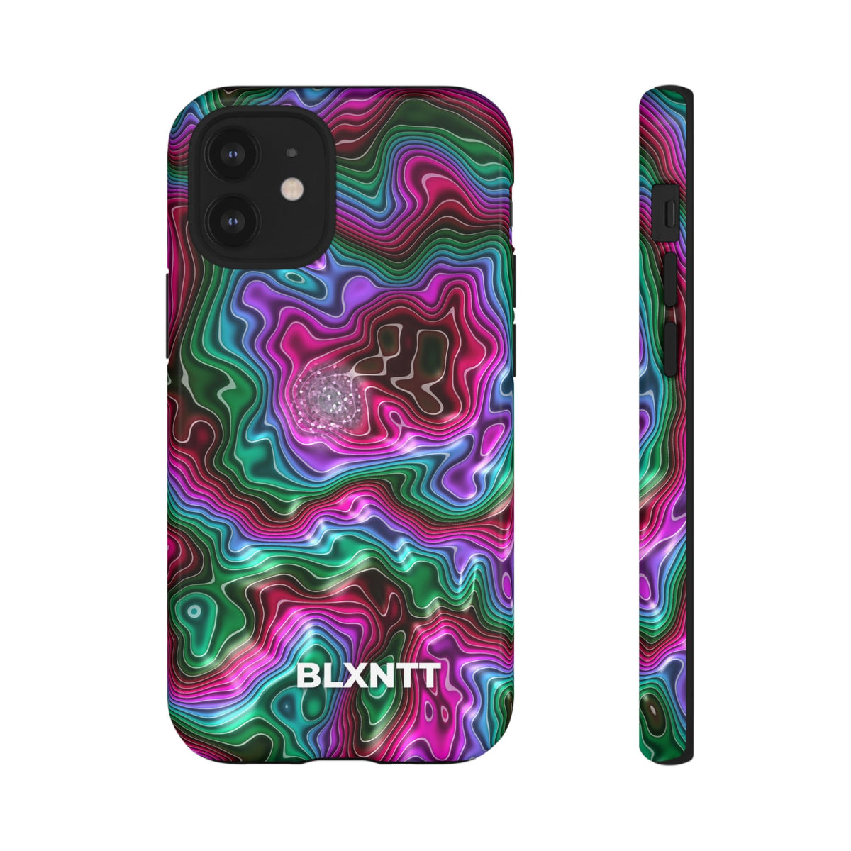 Neon Agate Phone Case