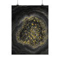 Geode Core - Mono Gold Spark Poster
