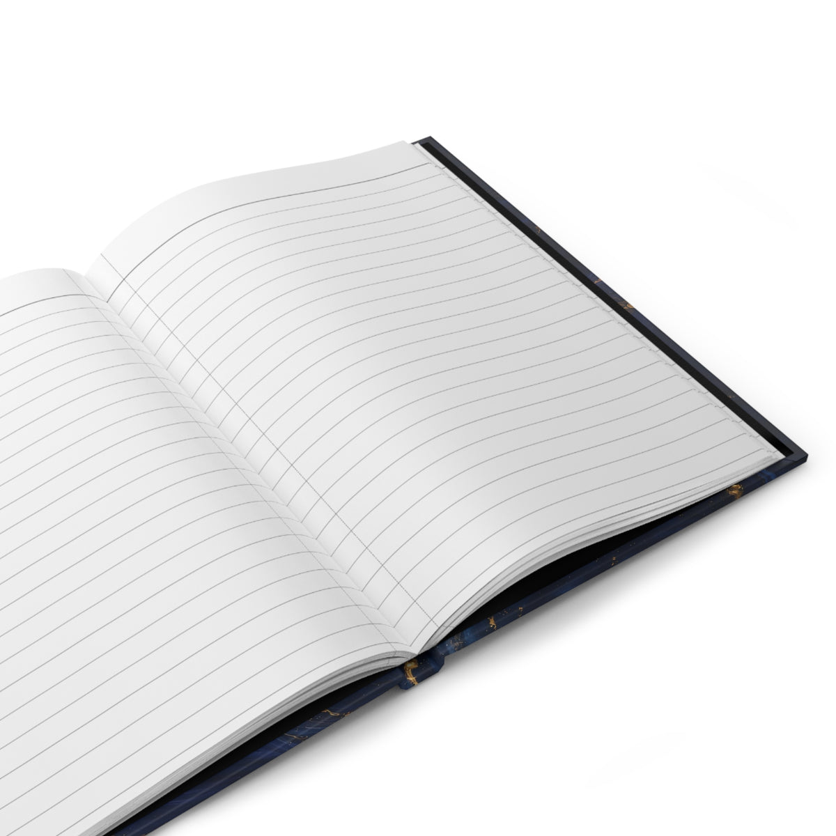 Navy & Gold Marble Hardcover Journal