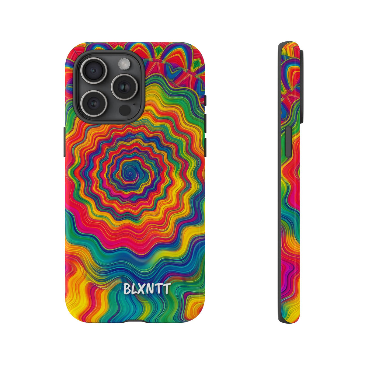 Hypnotic Rainbow Ripple Phone Case